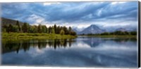 Oxbow Bend Of The Snake River, Panorama, Wyoming Fine Art Print