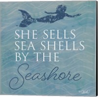 She Sells Seashells Fine Art Print