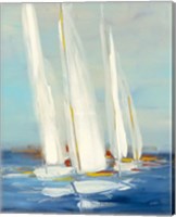 Summer Regatta II Red Yellow Fine Art Print