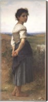 The Young Shepherdess, 1885 Fine Art Print