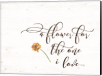 A Flower Fine Art Print