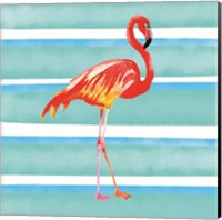 Tropical Life Flamingo II Fine Art Print