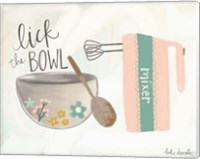 Lick the Bowl Fine Art Print