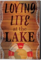 Loving Life at the Lake Fine Art Print