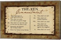 10 Commandments II Fine Art Print