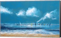 Sea and Boats I Fine Art Print