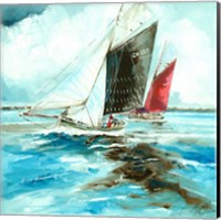 Racing Barges Fine Art Print