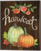 Autumn Harvest IV Walnut Fine Art Print