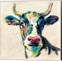 Expressionistic Cow II Fine Art Print