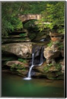 Upper Falls Old Mans Cave Fine Art Print