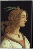 Portrait of a Young Woman, 1485 Fine Art Print