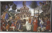 The Temptation of Christ, 1481-1482 Fine Art Print