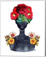 Flower Crown Silhouette III Fine Art Print