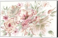 Rose Gold Floral Landscape Fine Art Print