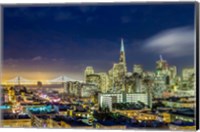 San Francisco Holiday Lights Fine Art Print