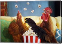 Popcorn Chickens Fine Art Print