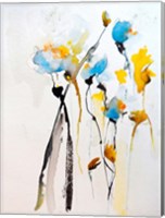 Blue Flowers II Fine Art Print