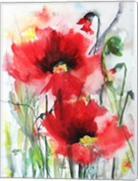 Red Poppies Fine Art Print