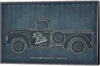 Farm Truck Blueprint Fine Art Print