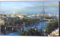 Paris Pedestrian Bridge Fine Art Print