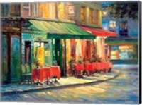 Red & Green Cafe Fine Art Print