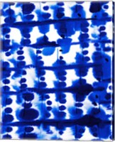Parallel Electric Blue Fine Art Print