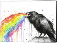 Raven Tastes the Rainbow Fine Art Print