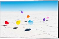 Balloons Three, Salar de Uyuni, Bolivia Fine Art Print