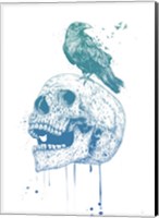 New Skull (Blue) Fine Art Print
