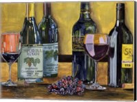 Still Life with Wine I Fine Art Print
