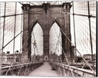 Brooklyn Bridge - sepia Fine Art Print