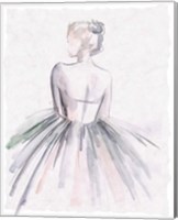 Watercolor Ballerina I Fine Art Print