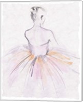 Watercolor Ballerina II Fine Art Print