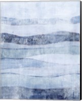 White Out in Blue II Fine Art Print