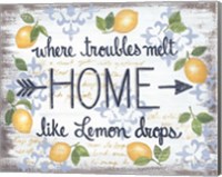 Lemon Home Fine Art Print