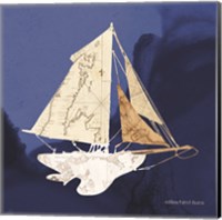 Sailboat Blue II Fine Art Print