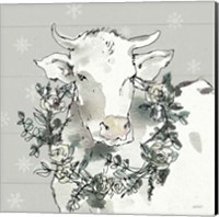 Modern Farmhouse XII Snowflakes Fine Art Print