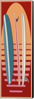 Surfboard Sunset Fine Art Print