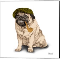 Pugs in Hats II Fine Art Print