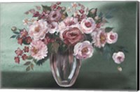 Romantic Moody Florals Landscape Fine Art Print