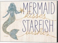 Mermaid Kisses Starfish Wishes Fine Art Print