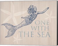 Mermaid At One with the Sea Fine Art Print