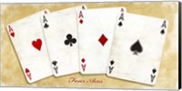 Four Aces (Gold) Fine Art Print