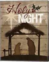 Holy Night Nativity Fine Art Print