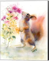 Sniffing Squirrel Fine Art Print