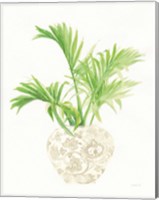 Palm Chinoiserie II Cream Fine Art Print