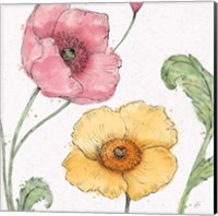 Blossom Sketches I Color Fine Art Print