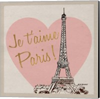 Je t'aime Paris! Fine Art Print