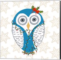 Christmas Owl I Fine Art Print