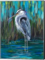 Standing Heron II Fine Art Print